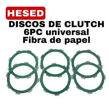 DISCOS DE CLUTCH CG 200 6 PCS
