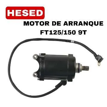 MOTOR DE ARRANQUE CG125 9T EN EL SENTIDO DE LAS AGUJAS DEL RELOJ