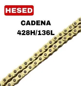 CADENA DORADA 428H 136L HESED