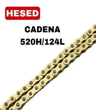 CADENA DORADA 520H 124L