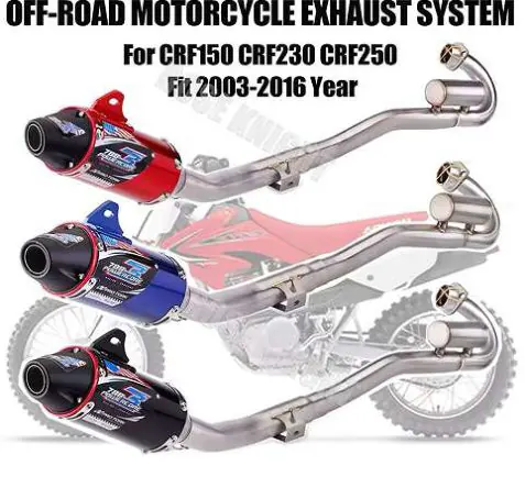 FULL SYSTEM CRF150 CRF230 CR FIT 2003-2016 ROJO, AZUL, NEGRO