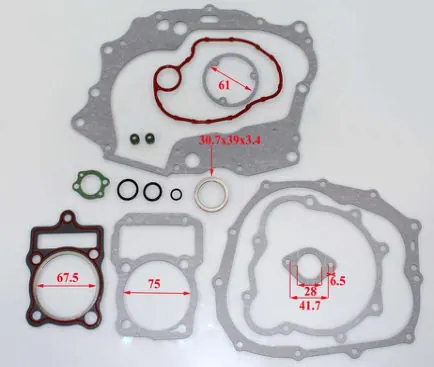 KIT DE EMPAQUES CG 250 VARILLA