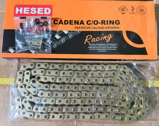 CADENA DORADA 520 124L ORING