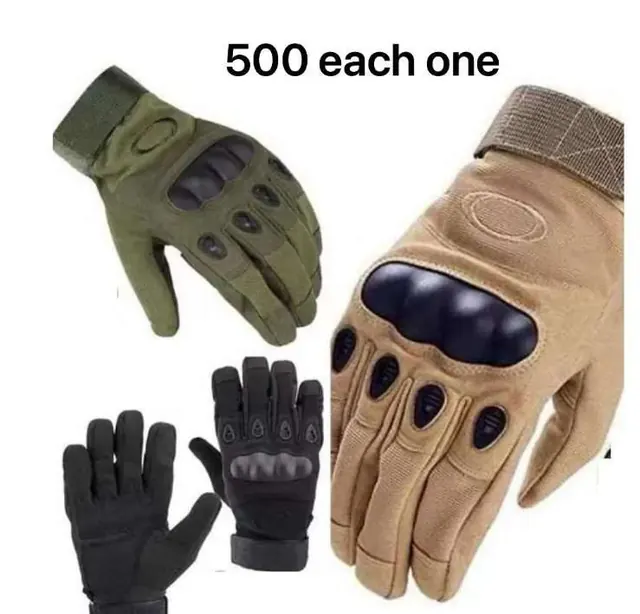 GUANTES (NEGRO,COLOR ARENA,VERDE)