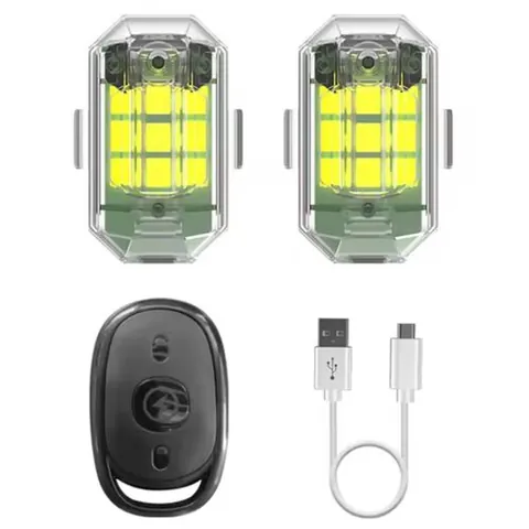 Luces a control remoto estrambóticas
